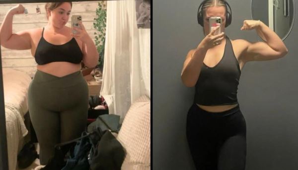 Как девушка сбросила 50 килограммов всего за год: простое упражнение